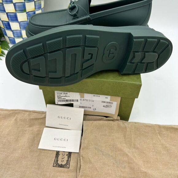 Men’s Gucci horse bit loafers size 9, made in Italy - Picture 5 of 8